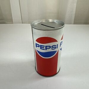 Vintage Pepsi Cola Coin Bank 1970's‎ Bottom Cut Open